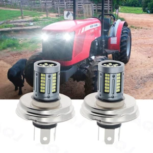 2 lampadine faro SUPER LED per Massey Ferguson 4265, 4270, 6140, 6150 - Foto 1 di 8