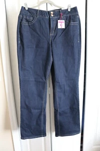 Neu Lane Bryant Denim engere Bauch Passform gerade hoher Bund Jeans Größe 16 neu aus altem Lagerbestand - Bild 1 von 11
