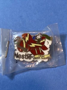 Vintage Nestle Enamel Advertising Hat Lapel Tac Pin 1994 Rose Parade - Picture 1 of 2