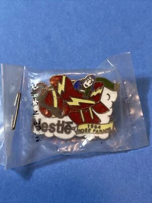 Vintage Nestle Enamel Advertising Hat Lapel Tac Pin 1994 Rose Parade - Image 1 of 2