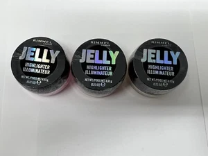 3 pack mixed NEW RIMMEL London Jelly Highlighter - Picture 1 of 2