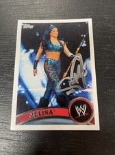 WWE Melina Topps Autographed Card