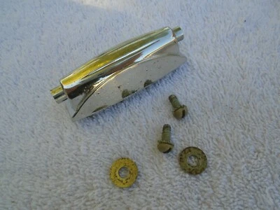 (1) VINTAGE GRETSCH SNARE DRUM LUG ROUND BADGE ERA-COMPLETE-VG! - Image 1 of 4