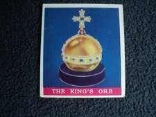 Historical Coronation of their Majesties 1937 The King's Orb cigarette card