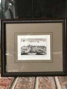 Kleiner gerahmter Reproduktionsstich von Rothenberg 1631  - Bild 1 von 11