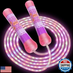Light Up Jump Rope, LED Jump Rope for Kids Girls Women Jumping Fitness, Tangl - Picture 1 of 5