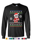 Santa Flossing Ugly Sweater Long Sleeve T-Shirt Merry Christmas Floss Xmas Tee