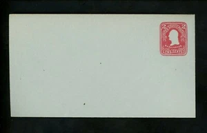 US Postal Stationery U388b Mint Envelope Entire 2c Red on Blue Washington - Picture 1 of 2
