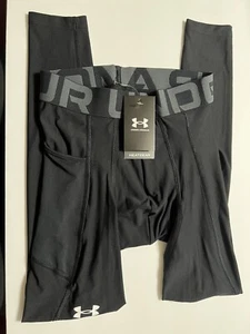Under Armour Men's HeatGear Leggings , Black Size Small - Picture 1 of 4