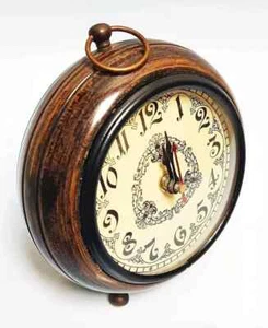 Decorative Antique Wooden Table Clock For Study, Room, Office, Table Gift Item - Picture 1 of 7