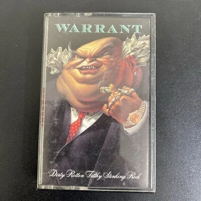 WARRANT Dirty Rotten Filthy Stinking Rich - Cassette Tape (Columbia) Tested 1989 - Image 1 of 4
