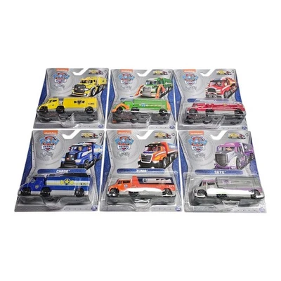 Paw Patrol Big Truck Pups True Metal Complete Set New Rubble Zuma Skye Rocky 1:5 - Image 1 of 4