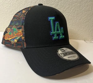 Cappello Los Angeles Dodgers New Era 9FORTY A-FRAME SnapBack Berretto Nero Uomo - Foto 1 di 6