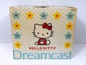 SEGA Dreamcast Hello Kitty Skeleton Green Console CIB Keyboard VMU Tested Japan