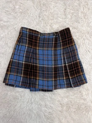 Vivienne Westwood Callas Kilt Skirt Light Blue Tartan IT 42 - Image 1 of 4