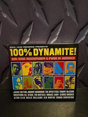 100% Dynamite! Reggae Compact Disc CD Soul Jazz Maytals Upsetters McCook Mittoo - Imagem 1 de 2
