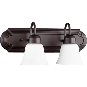 Quorum International 5094-2-86 Fort Worth Bathroom Vanity Light Oiled Bronze - Picture 1 of 1