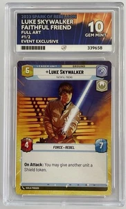 Star Wars Unlimited Luke Skywalker Faithful Friend 1/2 Evento Promo 2023 Ace 10 - Imagen 1 de 3