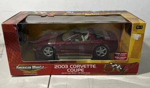 ERTL American Muscle 2003 Chevrolet Corvette Coupe 50th Anniversary Collection - Picture 1 of 14