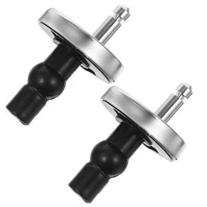 1 Set Cerniera Sedile WC Bulloni Top Fissaggio Dadi Sedile WC Cerniere Sgancio Rapido - Foto 1 di 12