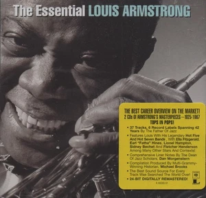 LOUIS ARMSTRONG - THE ESSENTIAL - 2 CDS - NEW & SEALED!! - Picture 1 of 2