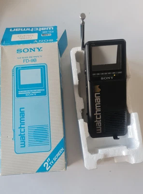 Sony Flat TV FD-9B Black And White  2" TV Screen  - Image 1 of 3