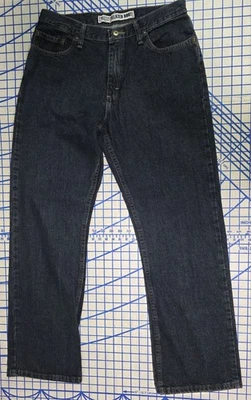 Bailey's Pt. Relaxed Boot Cut Jeans Men's 33x32 Blue Dark Wash 100% Cotton  - Image 1 of 4