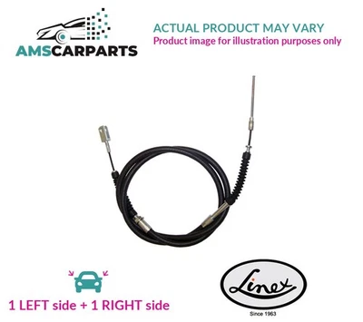 HANDBRAKE CABLE PAIR REAR 350178 LINEX 2PCS NEW OE REPLACEMENT - Image 1 of 4