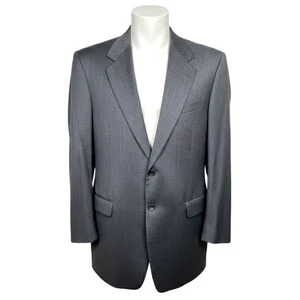 Canali Made in Italy Woll Blazer Anzug Sakko Herren Gr. 56 Anthrazit Grau Sm Loch - Bild 1 von 15