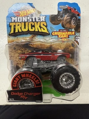 Monster Trucks Hot Wheels 2019 - Dodge Charger R/T modelo fundido a presión escala 1:64... Foto 1 de 4