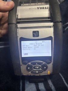 Zebra QLN220 Bluetooth Direct Themal Smal Label Printer - .75 Core - w/ Battery - Picture 1 of 8
