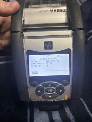 Zebra QLN220 Bluetooth Direct Themal Smal Label Printer - .75 Core - w/ Battery - Image 1 of 4