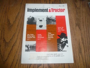 Implement & Tractor For May 7, 1976 Brochure Magazine - Vintage - Picture 1 of 3
