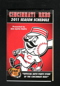 Cincinnati Reds--2011 Pocket Schedule--Koi Auto Parts - Picture 1 of 1