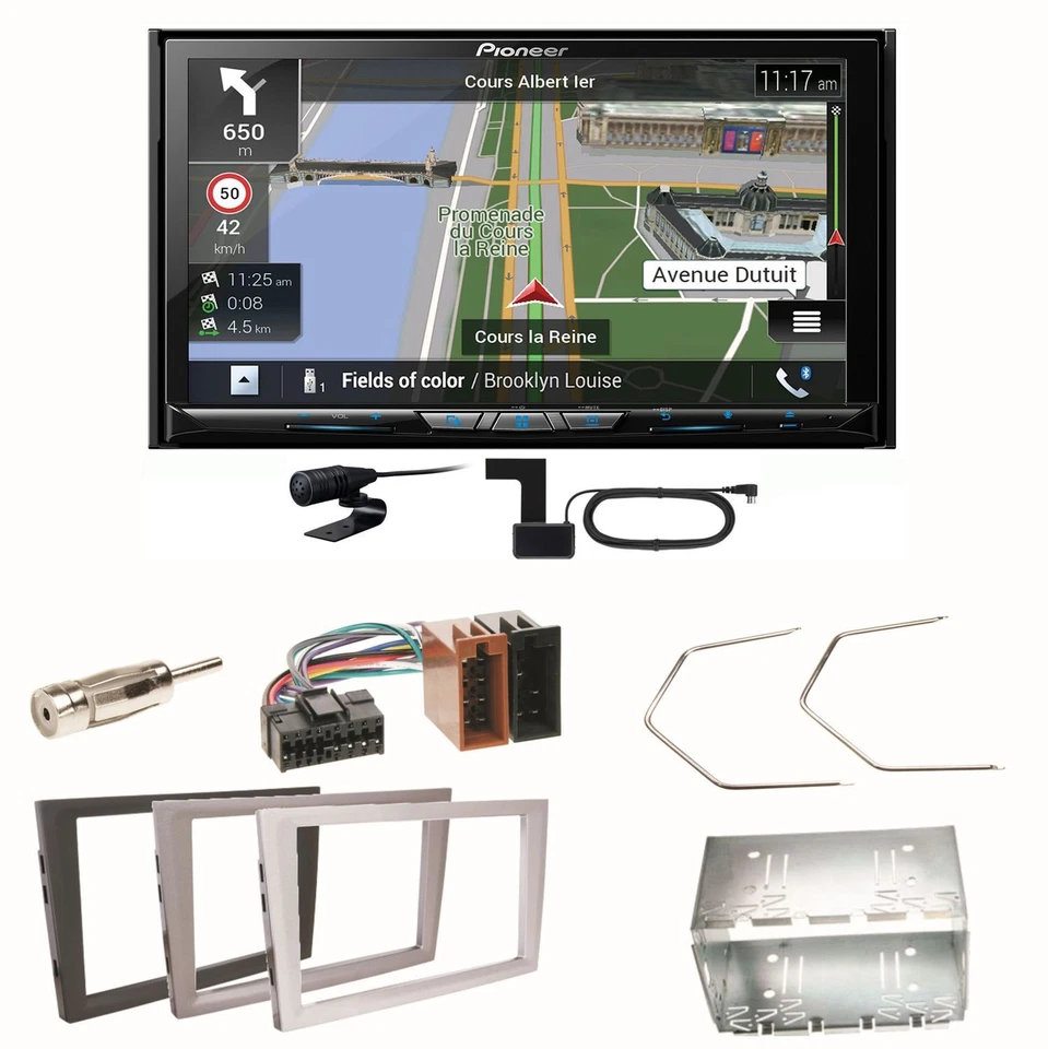 Pioneer AVIC-Z830DAB Navigation Einbauset für Opel Omega B Meriva A Agila Vivaro - Bild 1 von 1