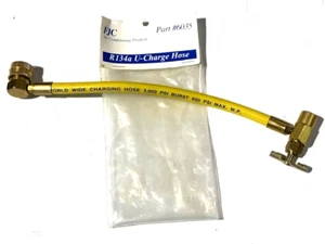 New FJC 6035 R134a U-Charge Yellow Hose 12” long for A/C Systems - Foto 1 di 4