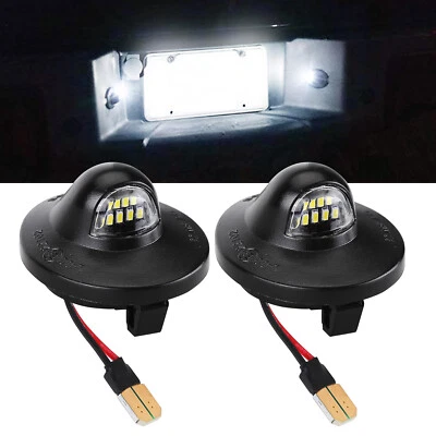 2x Para Ford F150 F250 F350 LED Placa Luz Etiqueta Lámpara Conjunto Repuesto Foto 1 de 4