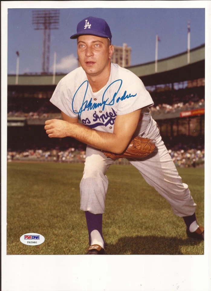Johnny Podres 8 X 10 Autograph / Signed Photo Dodges PSA/DNA - Image 1 of 1