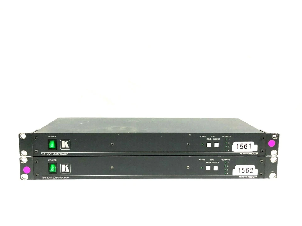 Kramer VM-4 HDCP DVI Distribution Amplifier #1560-#1562 (One) - Image 1 of 4