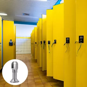 Toiletten-Trennwand-Fußzubehör, Edelstahl-Trennwand-Unterstützung, Trennregal - Bild 1 von 12
