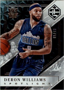 2015-16 Limited Silver Spotlight Basketball Card #103 Deron Williams /49