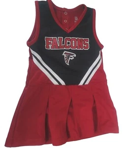 Atlanta Falcons NFL Team Apparel Girls Toddlers 3T Black Red Cheerleading Dress - Picture 1 of 8