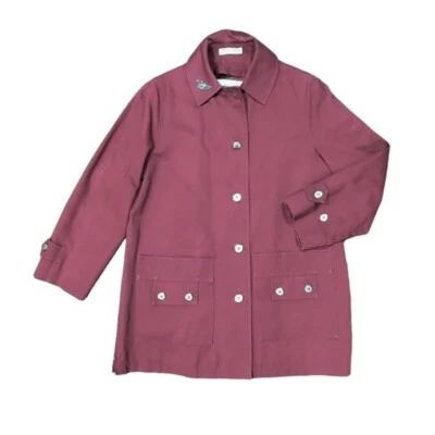 Abrigo de lluvia vintage brumoso Harbor Wear in Good Health botón frontal 10 Foto 1 de 4