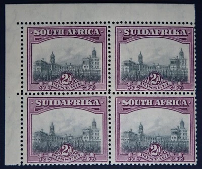 ЮЖНАЯ АФРИКА SG34b 1930 2d серый и темно-бордовый, P14x13,5, не смонтированный новом, 2 x пары - Изображение 1 из 2