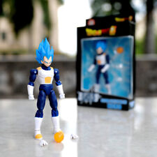 Movable simplified Dragon Ball ZSuper Vegeta Blue Hair PVC Action Toy Collection