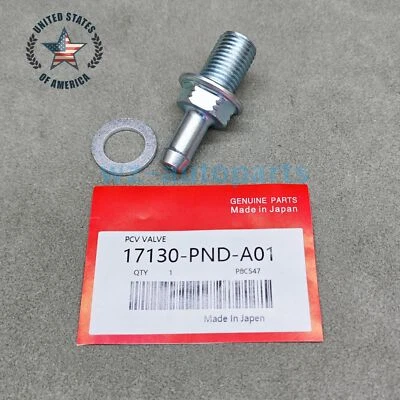 New  17130-PND-A01/ 94109-14000 Fits HONDA PCV VALVE WITH WASHER US - Image 1 of 4