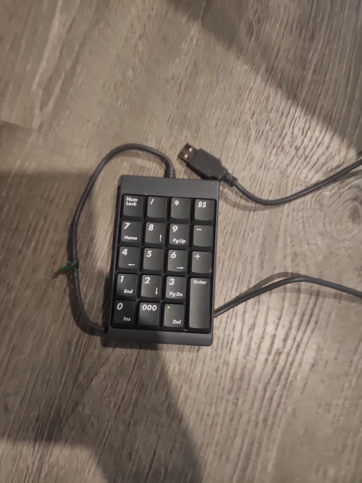 Fellowes USB Numeric Keypad Number Key Pad Model KU-9925 P/N 99193 - Image 1 of 1