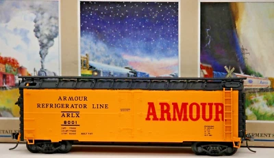 HO Scale Walthers Armour Refrigerator Line 40' Reefer Boxcar ARLX - Image 1 of 4