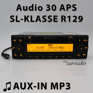 Mercedes Audio 30 APS AUX-IN Becker R129 Navigationssystem SL-Klasse CD Radio