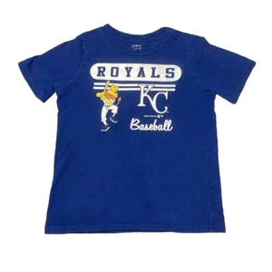 Vintage KC Royals Slugger T Shirt 90s Team Athletics Youth Small - Picture 1 of 6